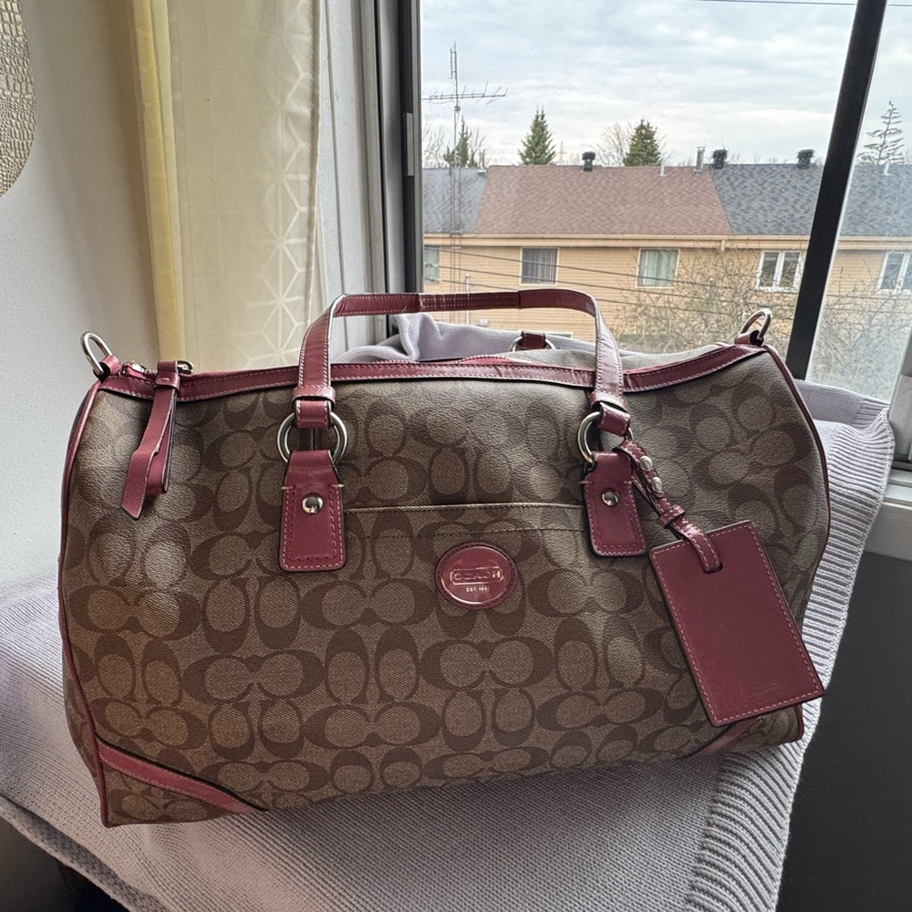 Coach duffle bag